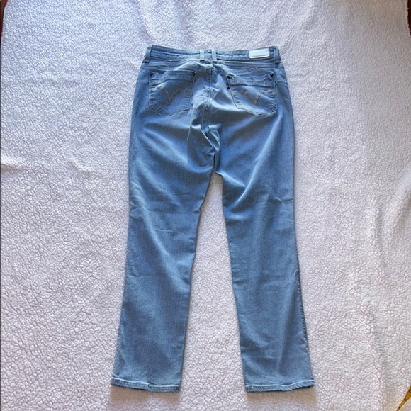 Levi's Blue Straight Leg Jeans Classic Comfort - Picture 7 of 14